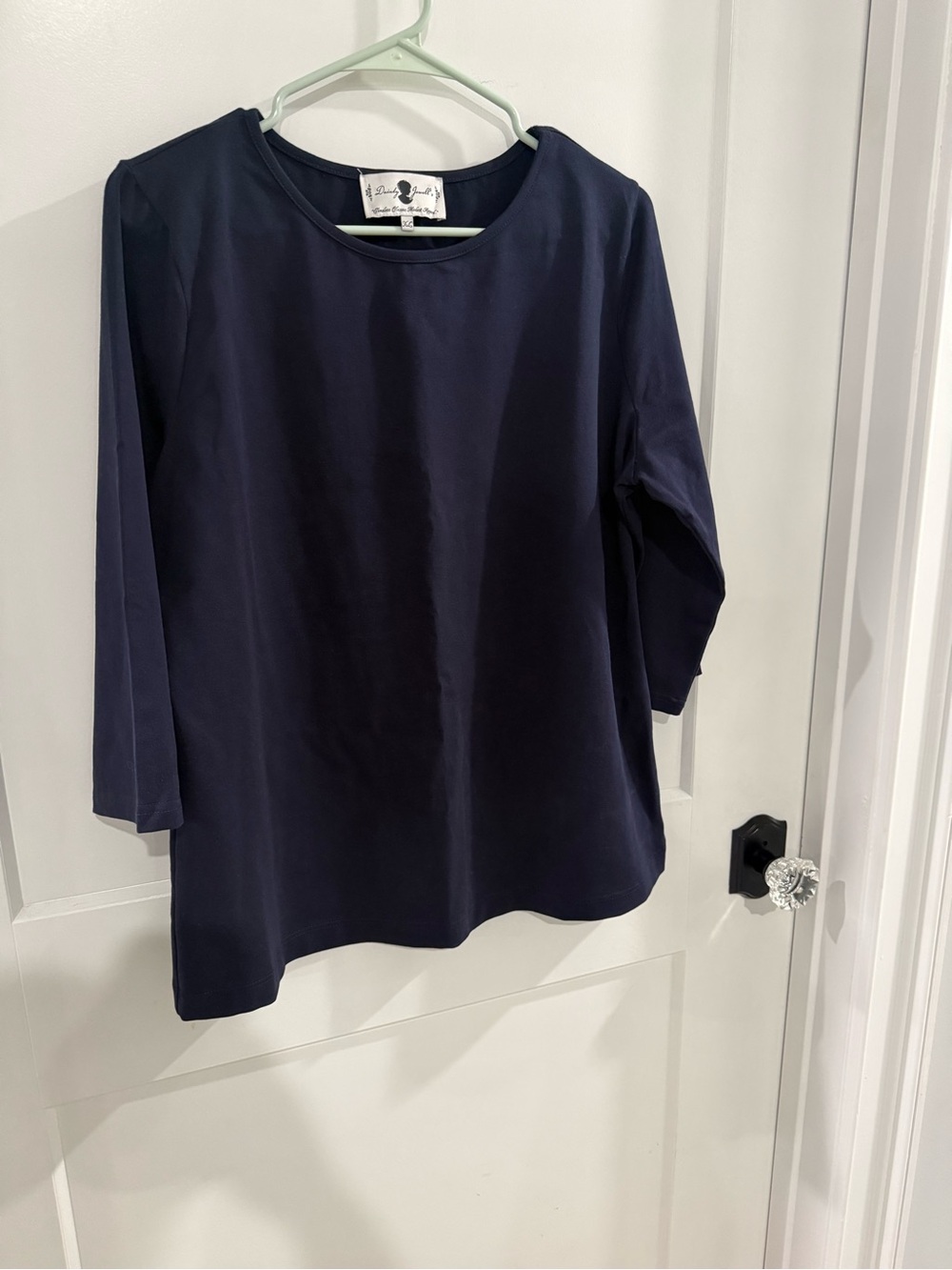 Dainty Jewells layering top 3/4 sleeve XL